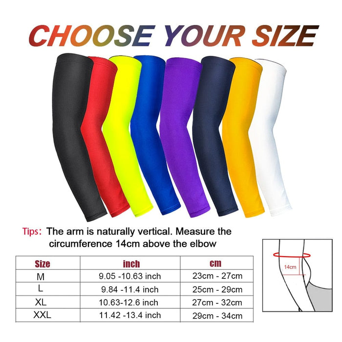 TopRunn Cooling Arm Sleeves for Men Women Outdoor UV Protection Sports Sleeves for Basketball Football Volleyball Cycling