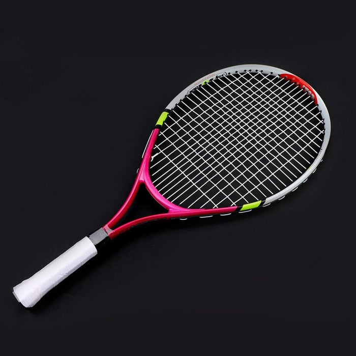 Durable Single Tennis Racket Children&#39;s Training and Practice Racket Special Aluminum Alloy Tennis Racket for Teenagers
