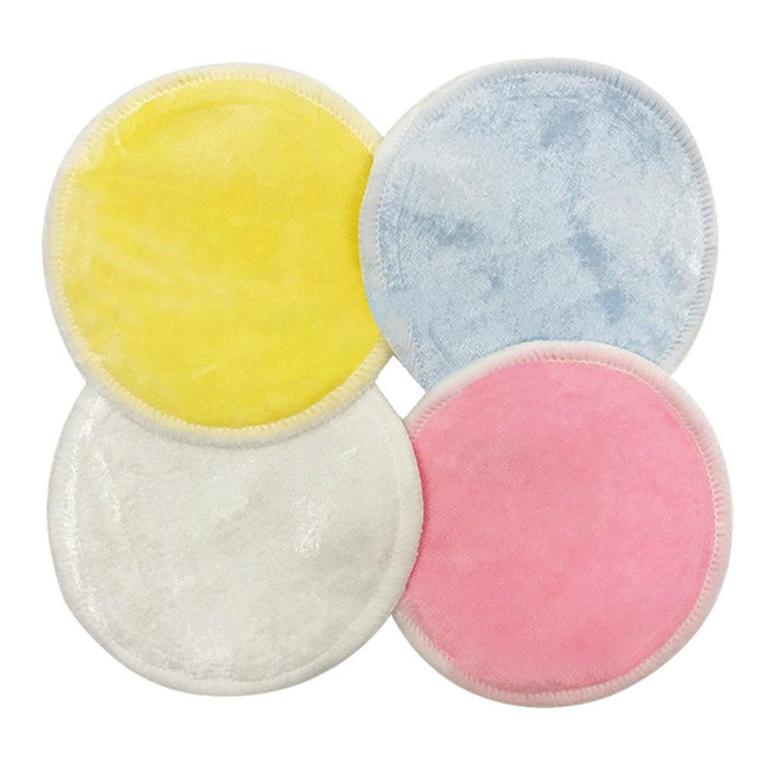 Reusable Bamboo Cotton Pads Make up Facial Remover Triple Layers Wipe Pads Nail Art Cleaning Pads Washable Pads with Laundry Bag