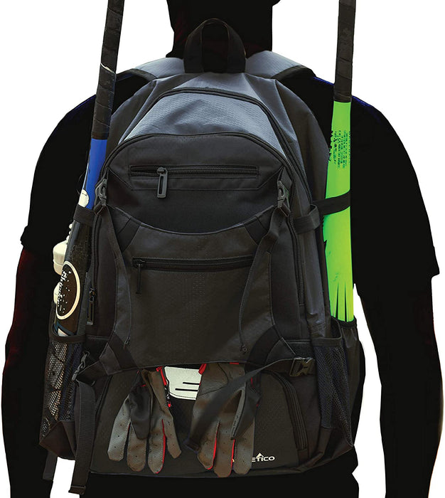 Advantage Baseball Bag - Baseball Backpack with External Helmet Holder for Baseball, T-Ball &amp; Softball Equipment &amp; Gear for Yout