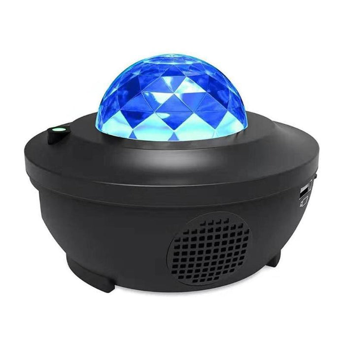 Colorful Starry Sky Projector Blueteeth USB Voice Control Music Player LED Night Light USB Charging Projection Lamp Kids Gift
