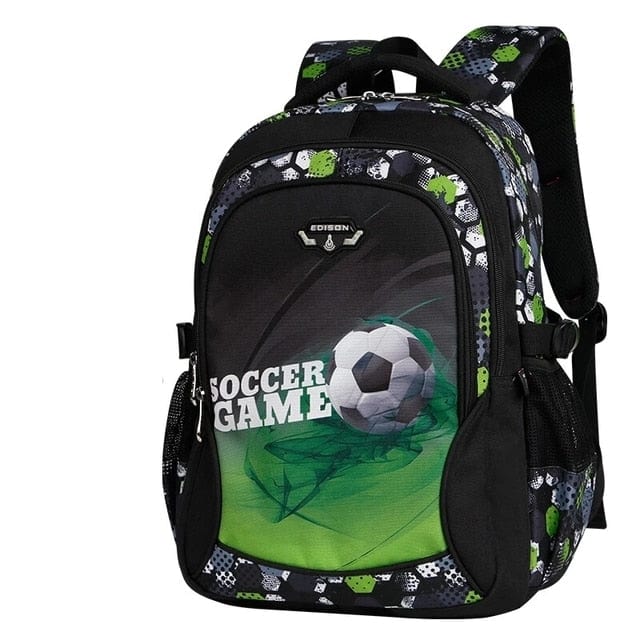 printing football schoolbag cut anime backpack travel bag soccers school bags for teenage boys mochila escolar infantil menino