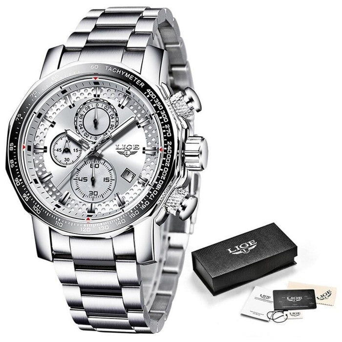LIGE New Mens Watches Top Brand