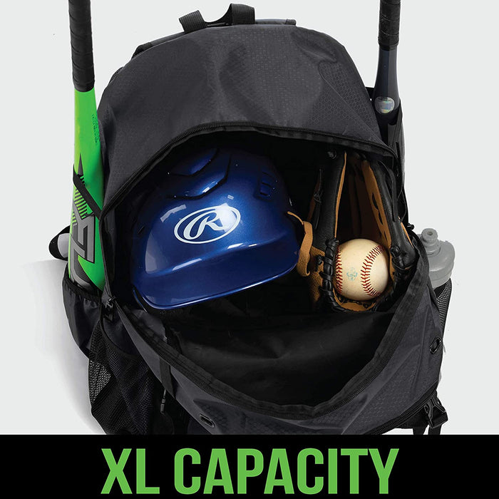 Advantage Baseball Bag - Baseball Backpack with External Helmet Holder for Baseball, T-Ball &amp; Softball Equipment &amp; Gear for Yout
