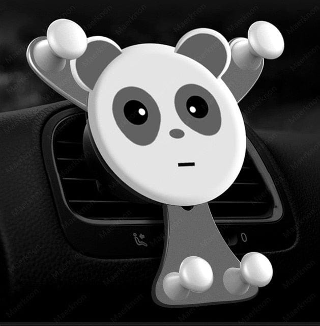 Car Phone Holder Air Vent Clip Smartphone Stand Gravity Support Mount For iPhone Huawei SamsungXiaomi Universal GPS Stand In Car