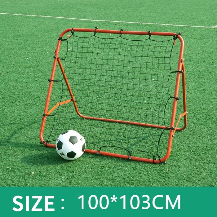 Football rebound net rebound net shooting auxiliary training equipment children&#39;s fast pass football rebound goal adjustable