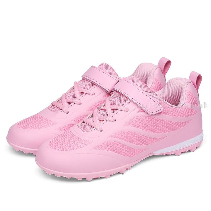 Boys Girls Breathable Baseball Shoes Men Women Spikes Sneaker Non-Slip Outdoor Sport Shoes Baseball Training Shoes Size 30-42
