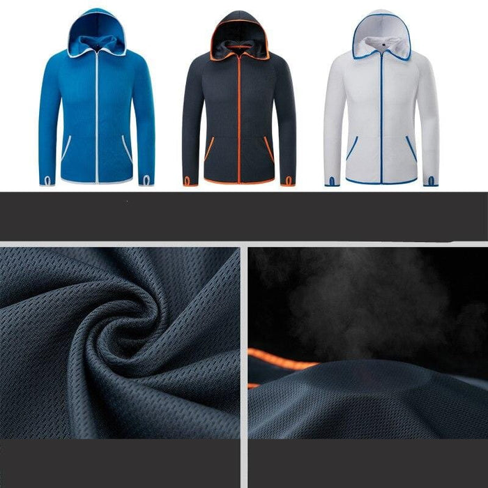 Waterproof Fishing Clothes Tech Hydrophobic Clothing Casual Outdoor Camping Hooded Jackets