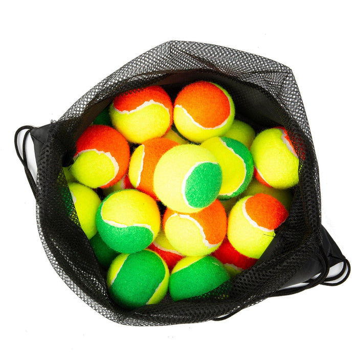 CAMEVIN Original Beach Tennis Balls 50% Pressure With Mesh Shoulder Bag -6, 12, 24, 36 Pack Sizes