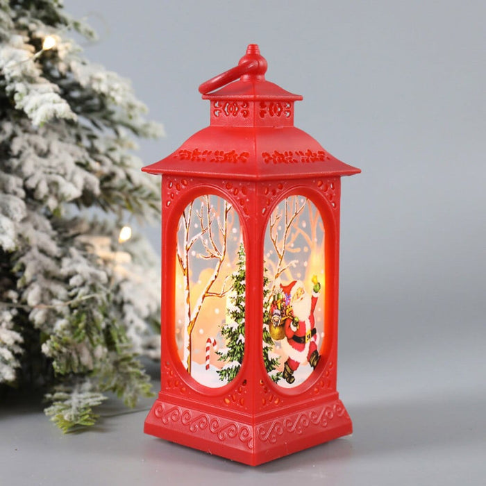 natal Christmas Lantern Led Luminous Creative Decoration Portable Lantern boże narodzenie новогодние украшения новый год 2021