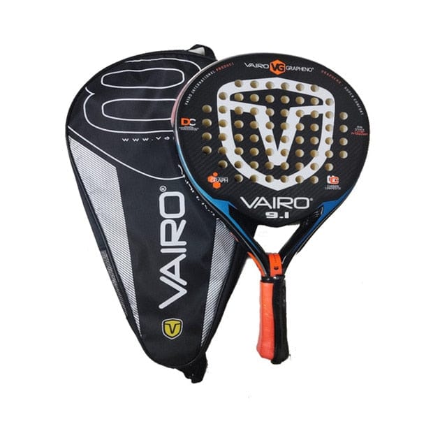 New High Quality Padel Racket  Series Palas 3 Layer Carbon Fiber Board Paddle EVA Face Tennis Beach Racquet Bag Vairo 9.1 360g