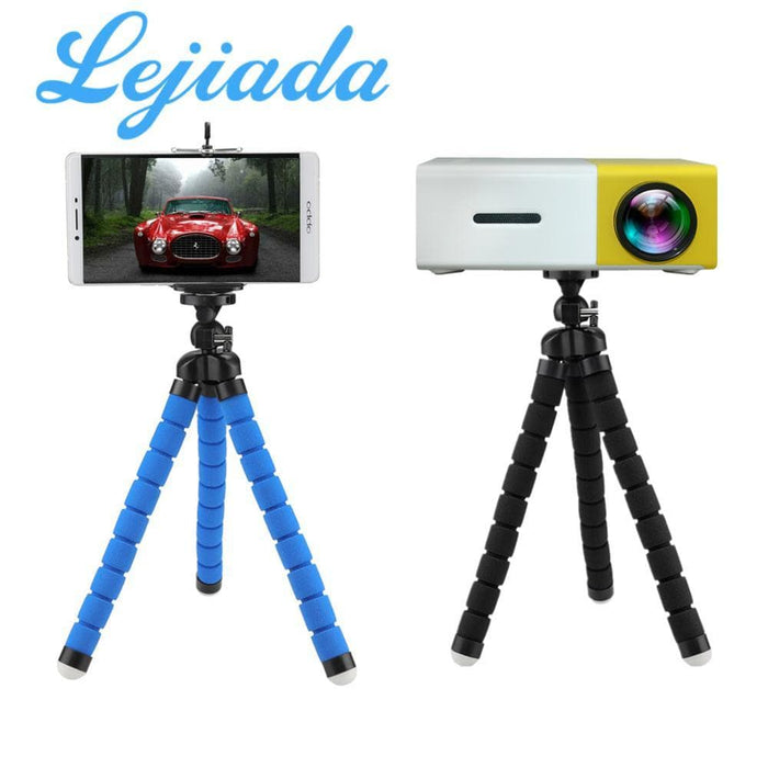 LEJIATED Portable Mini Tripod 6.0MM Compatible Mini Projector Camera Camera Octopus Stand Octopus Phone Stand