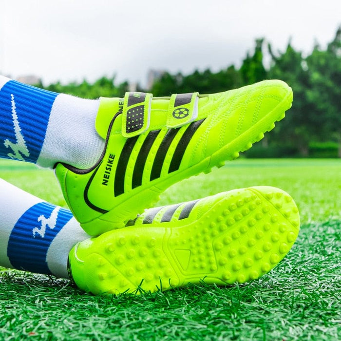 Hot Sale Children Soccer Shoes Cheap Football Cleats Training Football Boots Kids Boy Futsal Turf Sneakers zapatos de fútbol
