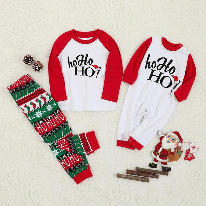 Family Christmas Matching Pajamas Set 2020 Xmas Adult Kids Pyjamas Nightwear Baby Romper Merry Christmas Family Outfits