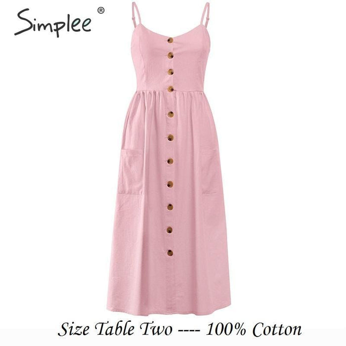 Simple women pocket dress