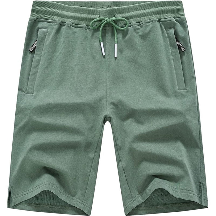 Drawstring Men&#39;s Shorts Pants Cotton Fit Slim Elastic Sports Shorts Man Casual Running Trendyol Sweatpants Male Clothing