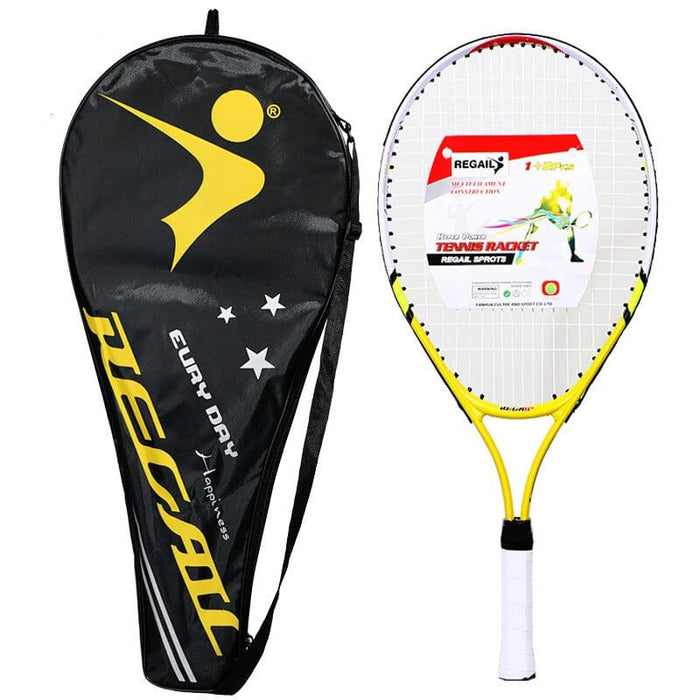 Gelişmiş çocuk tenis raketi alüminyum alaşımlı tenis raketi genç küçük tenis raketi acemi eğitimi acemiler için uygun