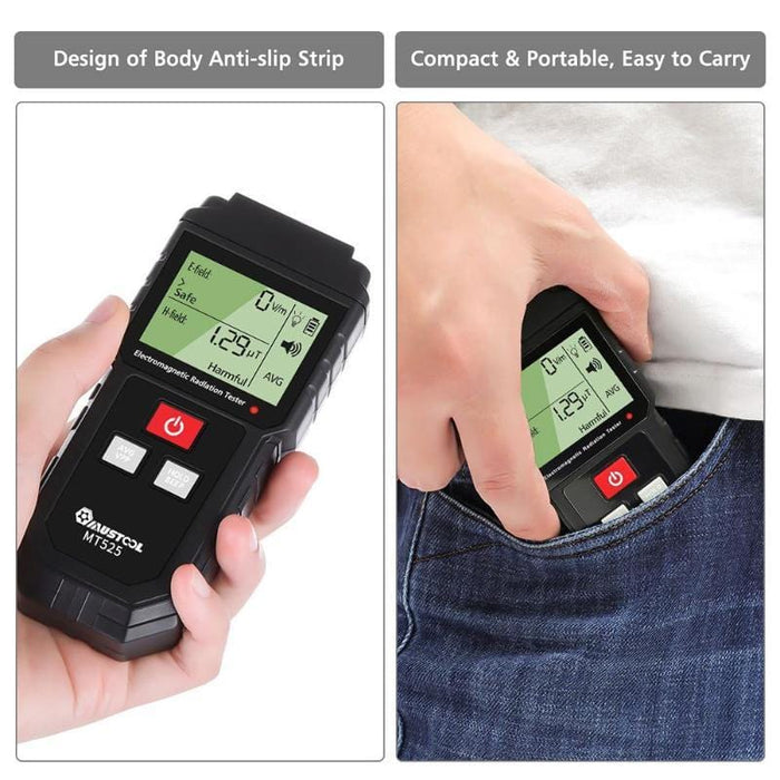 Handheld  Electromagnetic Radiation Tester Electric Field Magnetic Field Dosimeter Measurement for Computer Phone