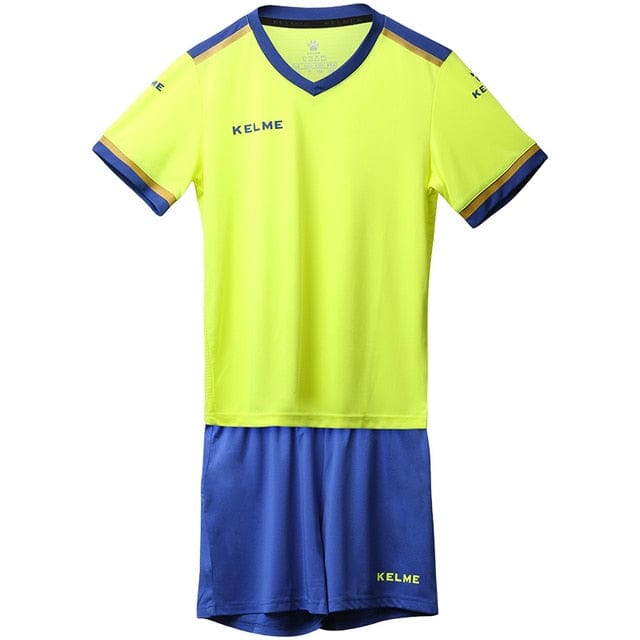 KELME Custom Kids Soccer Jersey Football Uniforms Training Suit Original Team Jersey Short Sleeve Breathable Child Boys 3873001