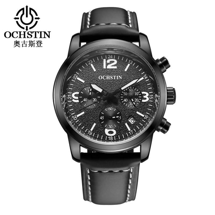 2019 Mens Business Watches Top Brand Luxury Waterproof Chronograph Watch