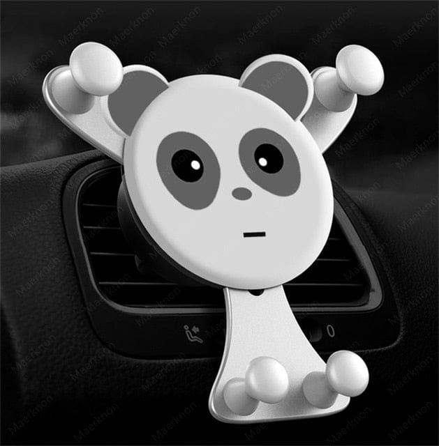 Car Phone Holder Air Vent Clip Smartphone Stand Gravity Support Mount For iPhone Huawei SamsungXiaomi Universal GPS Stand In Car