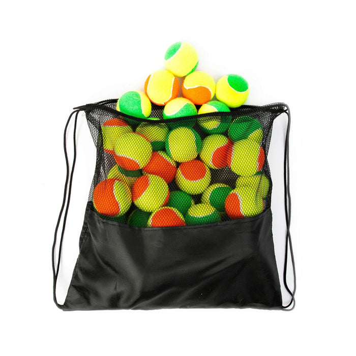 CAMEVIN Original Beach Tennis Balls 50% Pressure With Mesh Shoulder Bag -6, 12, 24, 36 Pack Sizes