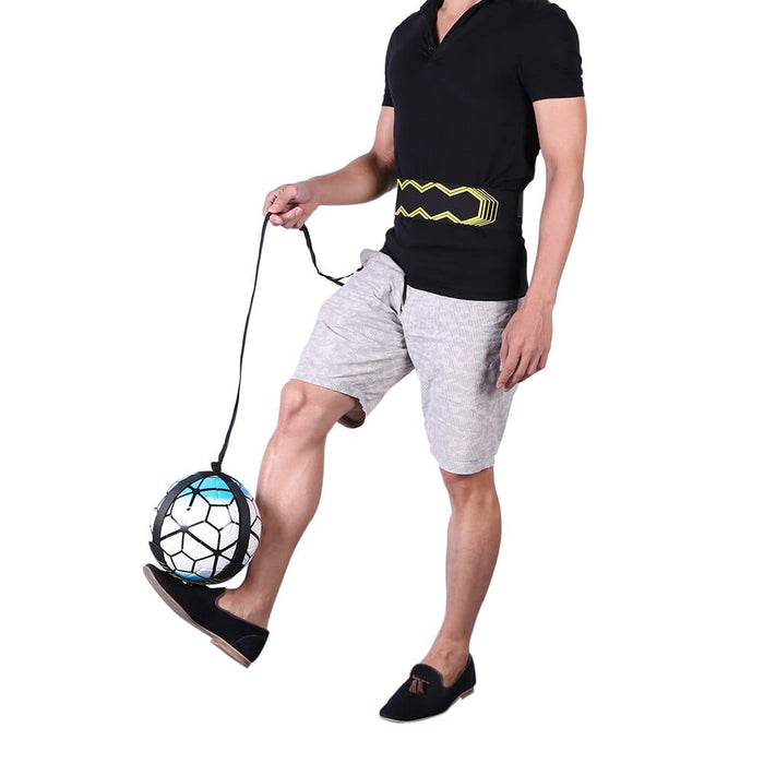 Adjustable Football Kick Trainer Soccer Ball Training Equipment Soccer Trainer Solo Practice Elastic Belt Sports Assistance