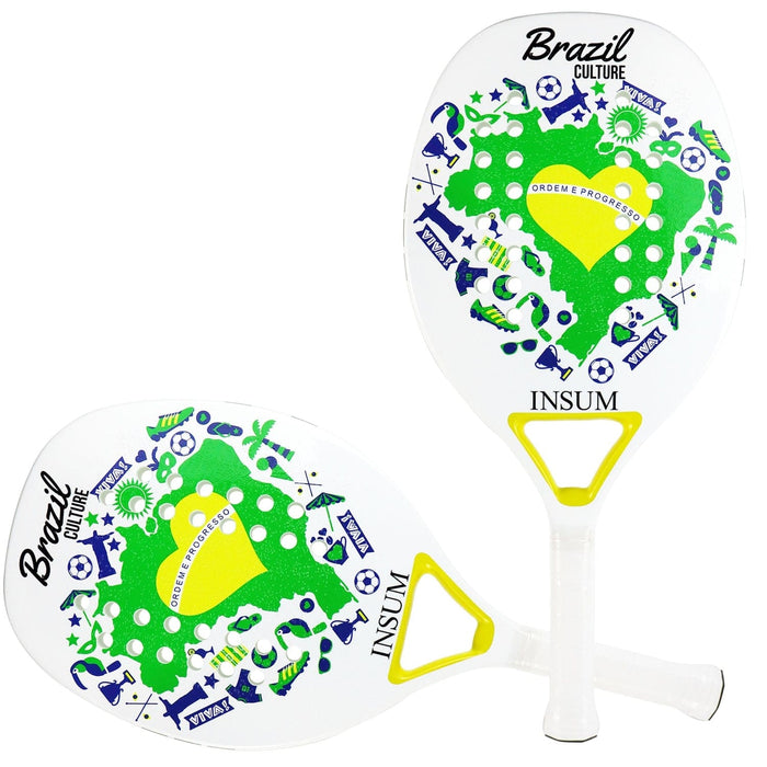 INSUM 100% Carbon Fiber Racket Beach Tennis Racquet Tenis Padle