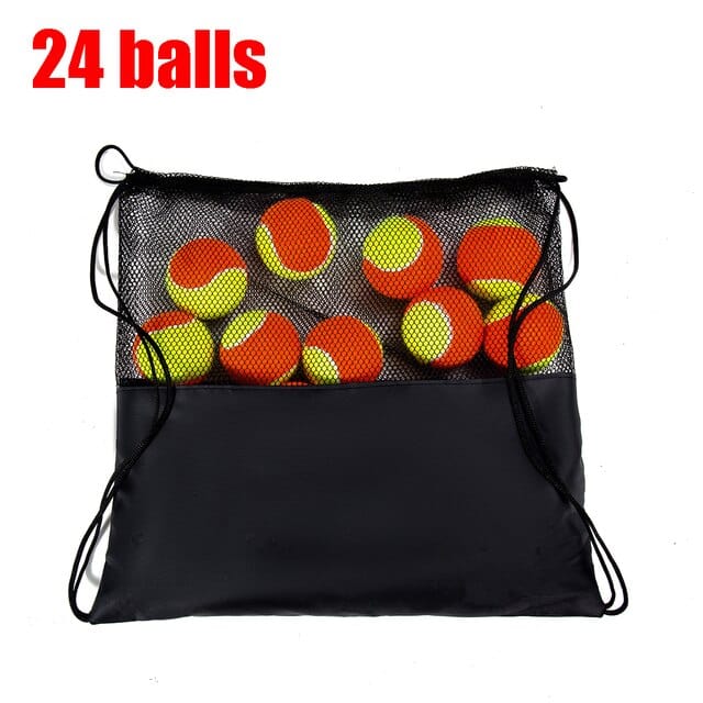 CAMEVIN Original Beach Tennis Balls 50% Pressure With Mesh Shoulder Bag -6, 12, 24, 36 Pack Sizes