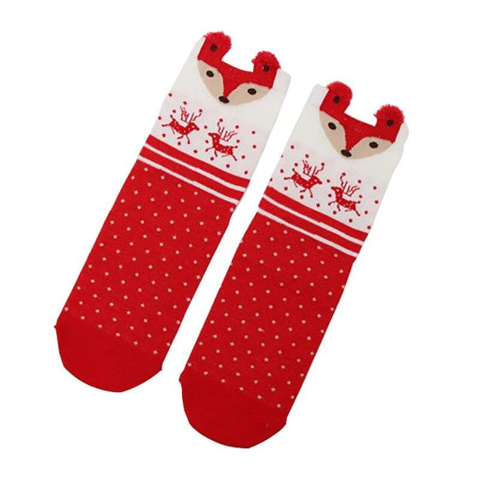 Santa Claus Socks Casual Winter Cotton Cartoon Christmas Decoration Socks Christmas Vintage Cashmere Short/Long Sock Xmas Gifts