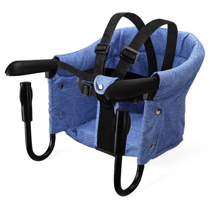 Portable Baby Dinning Chair  Foldable  Highchair Safety  Seat Booster Can Withstand 18 kg  Dinning Hook-on Chair Harness