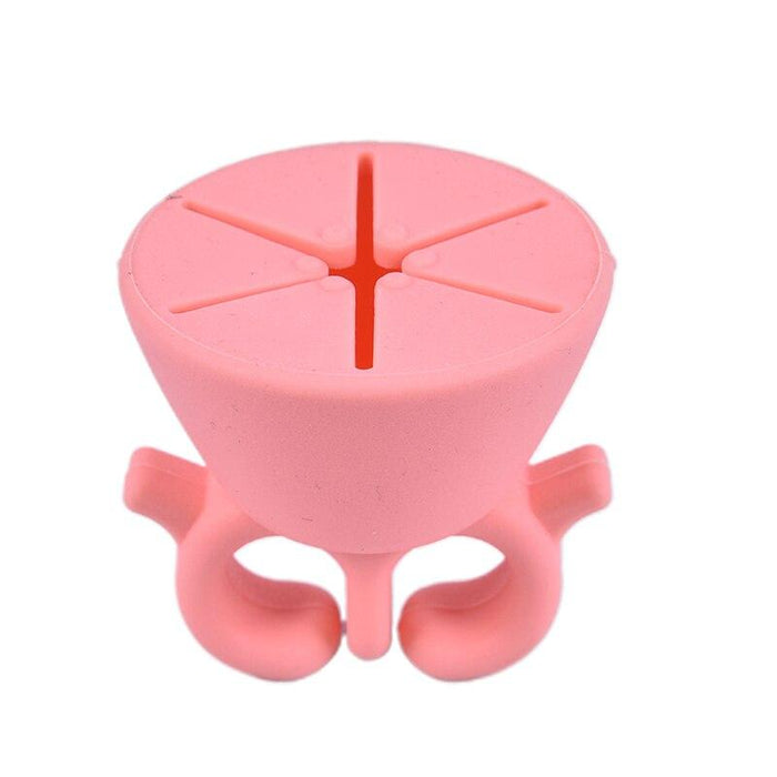 3 Color Nail Art Tools Nail Flexible Durable Wearable Silicone Nail Oil Bottle Holder Display For Nail Bottle